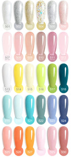 Venalisa HEMA TPO FREE Nail Gel Polish Glitter Gorgeous Full Coverage Soak Off UV LED French Nail Jelly Pink Nude Collection
