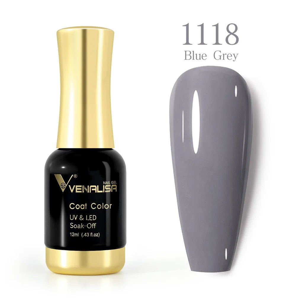 Venalisa 12ml Platinum Gel Nail Polish Super Shiny Effect Nail Gel Perfect Soak off UV&LED Nail Color Foil Chrome Gel Polish