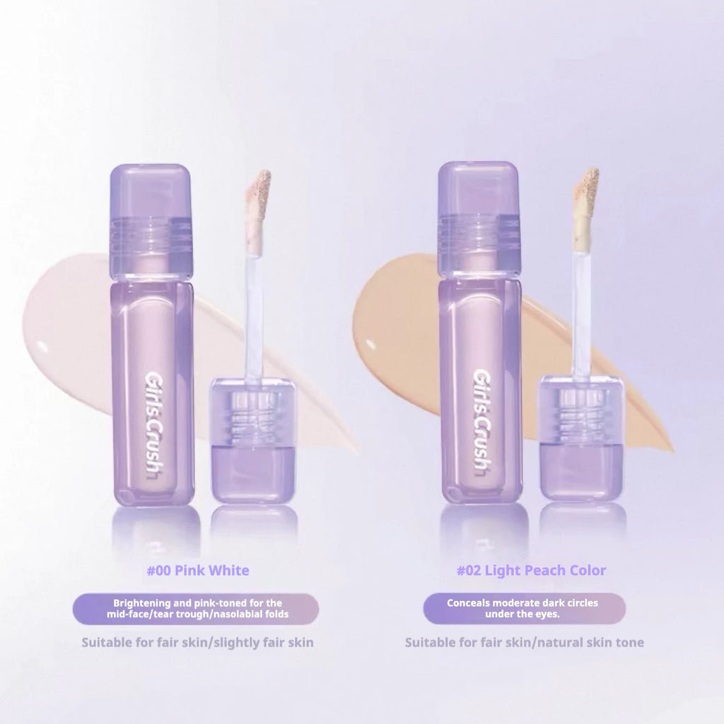 Girlscrush Liquid Concealer Facial Brightening Velvet Sunscreen Mark Expand Moisture Skin Application Holding Makeup