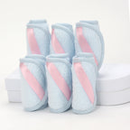 1020 Long Bandage Cleaning Wipes 6Pcs, Machine Washable, Reusable Makeup Remover Tools, Suitable for All Skin Types