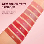 Long Lasting Moisturizing Velvet Lipstick Waterproof Non Stick Cup Creamy Nourish Cover Lip Line Glossy Golden Mud Formula