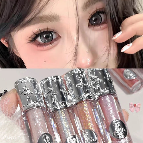 Art Value Balletism Glitter Liquid Eyeshadow Pearlescent Sequins Pearly Sparkling High Gloss Eyeliner Lying Silkworm Makeup