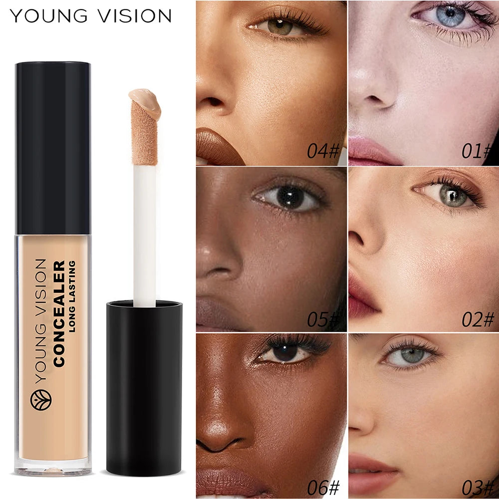 YOUNG VISION Matte Finish Soft-Focus Concealer Brightens complexion Waterproof Contouring concealer for sculpted definition