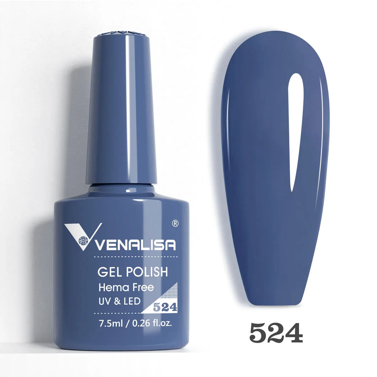 Venalisa HEMA TPO FREE 7.5ml Gel Polish Nail French Pink Jelly Nude Collection Nail Gel Polish Glitter Gorgeous Soak Off UV LED
