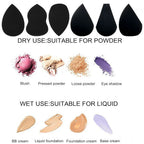 Black Beauty Egg Makeup Blender Cosmetic Puff Makeup Sponge Cushion Foundation Powder Sponge Beauty Tool Make Up Accessories