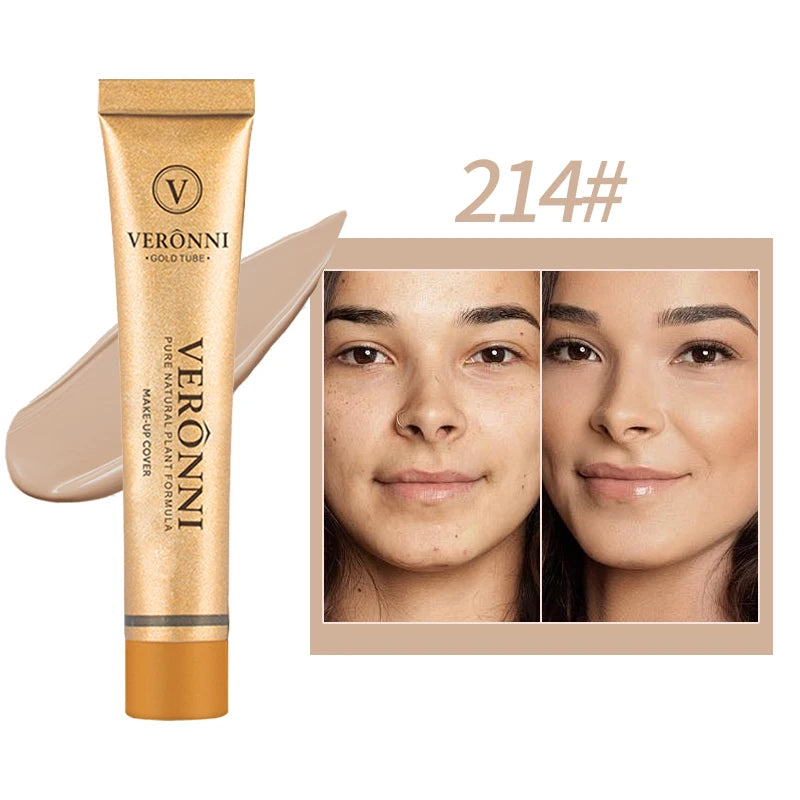 Long-lasting waterproof and sweatproof concealer with natural nude Maquiagem Liquid Concealer Beauty Face  Cosmetics Makeup Base