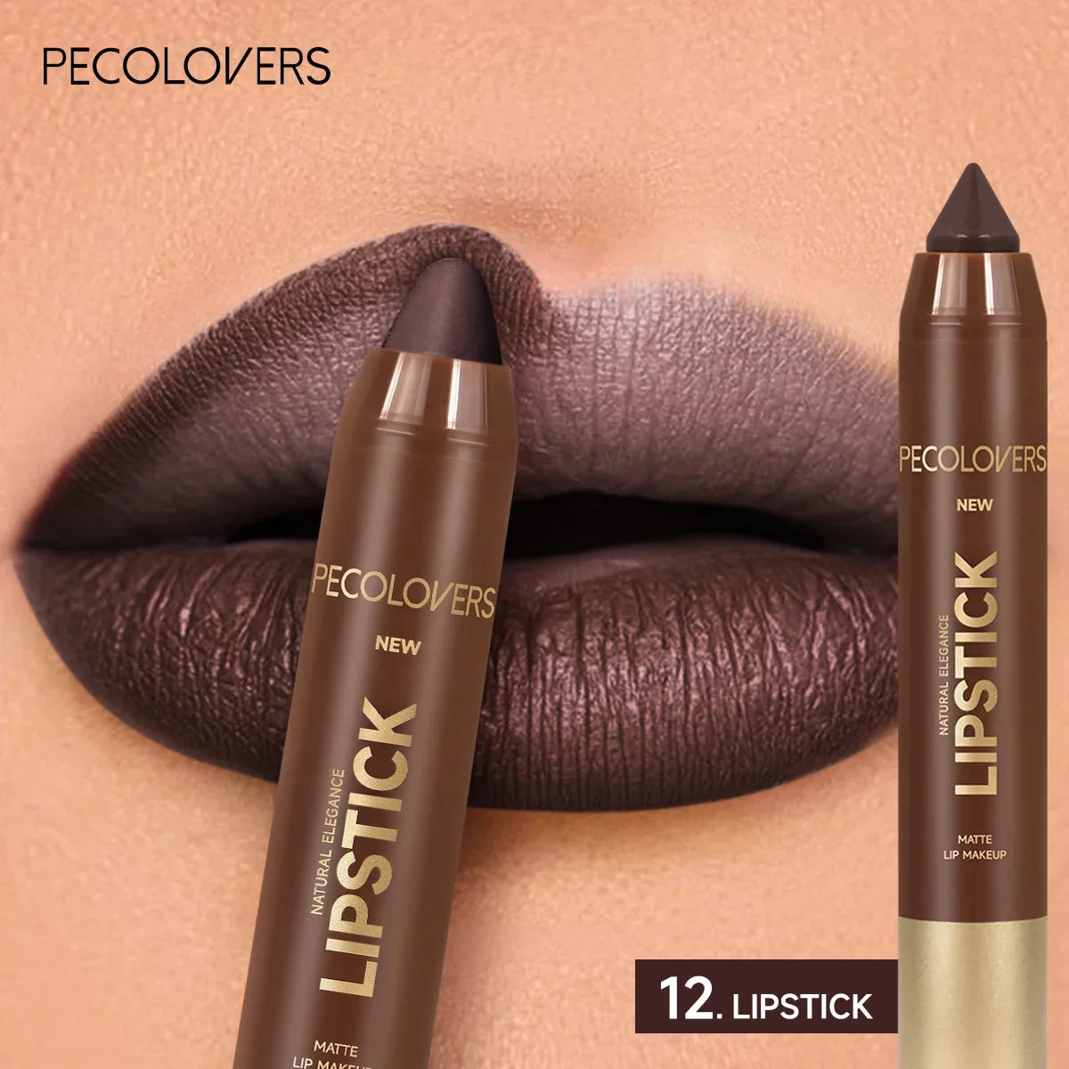 Matte Velvet Lipstick – Long-Lasting, Waterproof, Non-Stick & Transfer-Proof