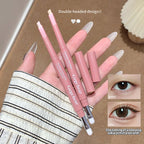 Bicolor Under Eye Pencil 2 In 1 Brightening Highlighter Nude Pink Shadow Stick Aegyo Sal Lying Silkworm Eeyshadow Lash Makeup