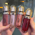 Kiko 3D Liquid Lip Glaze Transparent Lip Mirror Lipstick Nourishing Glossy Full Lips Not Fading Milk Tea Bean Paste Makeup