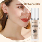 O‘CHEAL 50PA+++ Liquid Foundation Cream Lasting Coverage Makeup Concealer Moisturizing Bright Skin Tone Hydrating Beauty Cream
