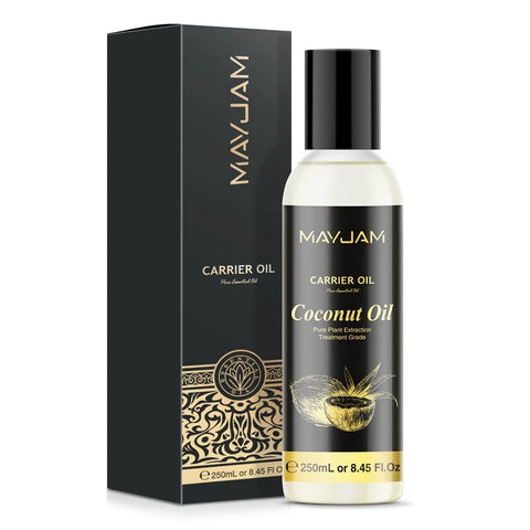MAYJAM 250ml Carrier Oil Rosehip Olive Grapeseed Jojoba Olive Avocado Sweet Almond Coconut Argan Wheat Germ Essential Oils