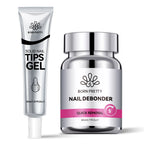 BORN PRETTY 80ml Press-On Nail Debonder 5S Quick Remover False Nail Tips Debonder Removing Glue Faster Dissolve Liquid Manicure