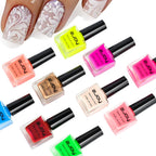 10ml Nail Stamping Polish Varnish Black White Colorful Nail Printing Lacquers for Stamping Plate 30 Colors Nail Stamping Polish