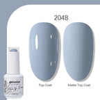 Arte Clavo Solid Color Gel Nail Polish 15ml Soak Off UV LED Gel Semi-Permanent Glitter Polish For Manicure Nail Art Salon Gel