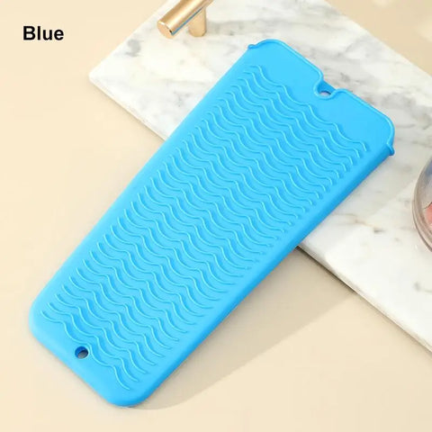 1PC Silicone Hair Curling Wand Cover Hair Straightener Storage Bag Hairdressing Curling Iron Insulation Mat Heat Resistant Pouch