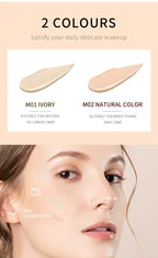 QIC Small Milk Bottle Liquid Foundation Concealer Moisturizing Clear Waterproof Natural Brightening Makeup for Face