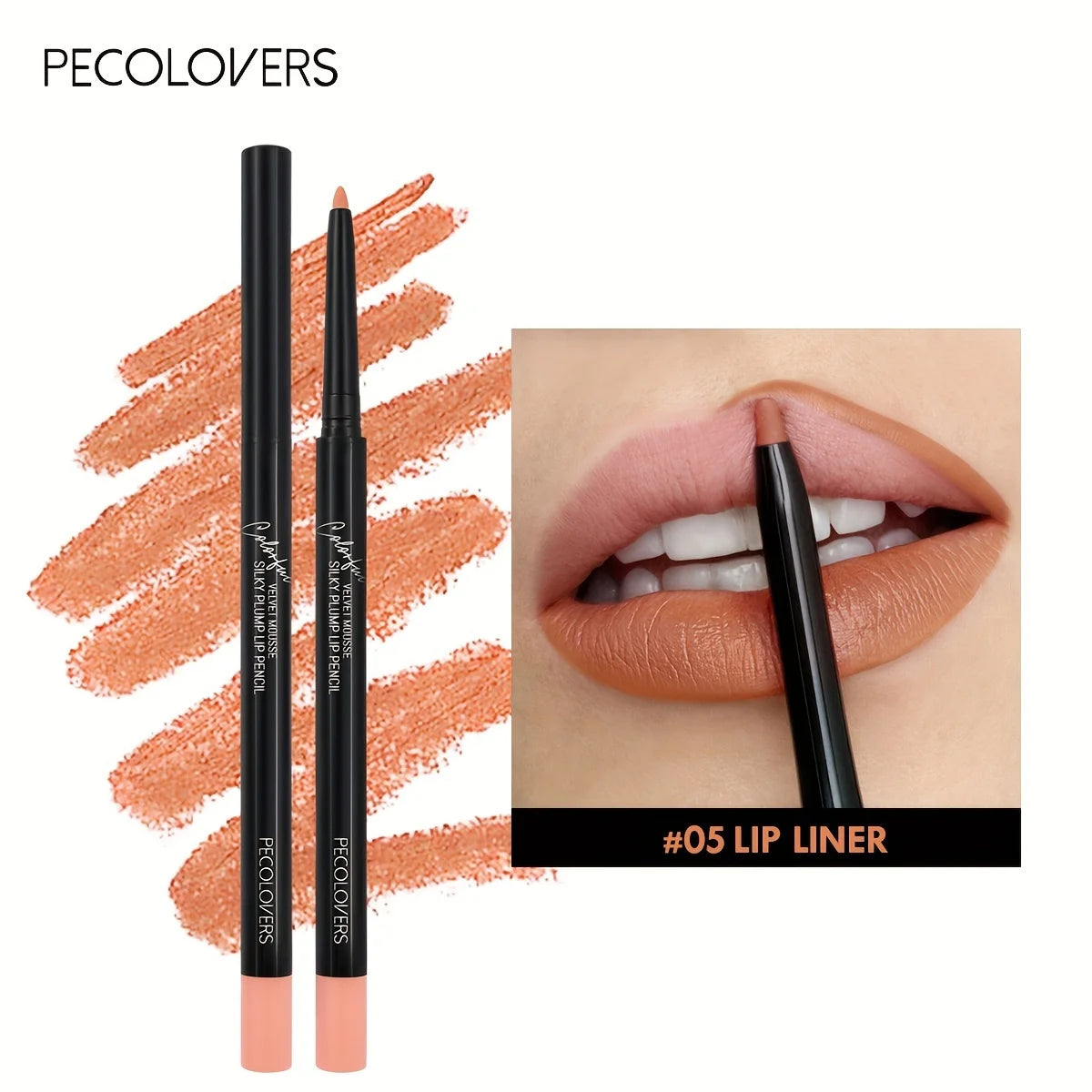 Velvet Misty Matte Lip Liner Pencil Non-fading Stereo Lip Liner Pencil Contour Line Makeup Lipliner Pen, Mother's Day Gift, 1pc