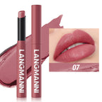Highly Pigmented Long-Lasting Matte Lipstick Crayon - Available In Berry, Coral, Pink, And Red Shades