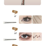 Chocolate Brown Eyeliner Gel Pen 5 Colors Long-lasting Waterproof Gel Eyeliner Latte Coffee Matte Silkworm Eyeliner Pen Makeup