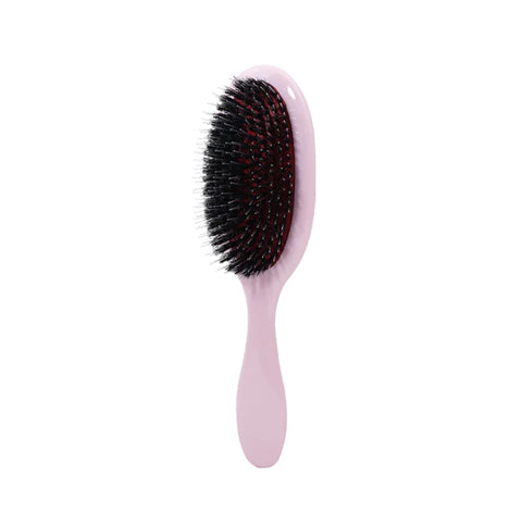 1PC Oval Boar Bristle & Nylon Hair Comb Mini Anti-static Hair Scalp Massage Comb Hairbrush Salon Hair Care Brush Styling Tool