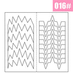 1PCS White French Manicure Strip Nails Sticker Stencil Guide French Nail Art Decals Form Fringe DIY Line Tips Decoration Tools