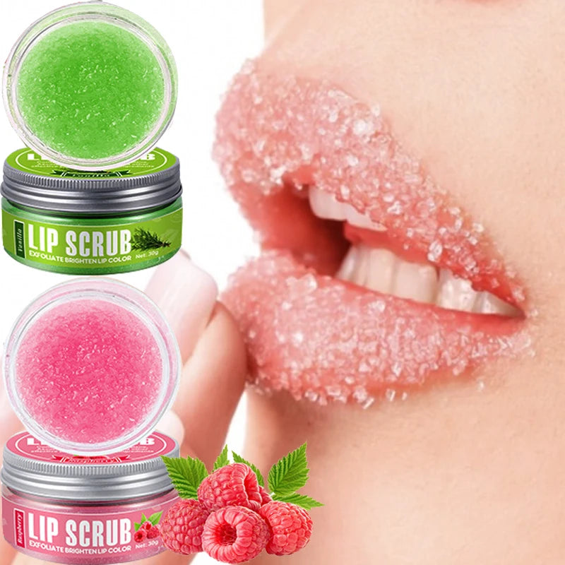 Exfoliating Lip Scrub Anti Dryness Nourishing Lip Balm Removing Dead Skin Reduce Lips Fine Lines Hydrating Moisturizing Lip Care