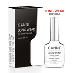 Canni 18ml Big Size Long Wear Diamond No Wipe Top Coat Peel Off Base Coat Nail Manicure Soak Off UV LED TPO FREE Gel Polish