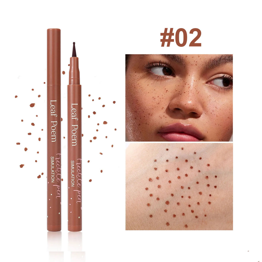 1pc Face Fake Freckles Pen Natural Waterproof Lifelike Fake Freckles Pen for Long Lasting Look Dot Spot Pen Makep Tool Cosmetic