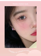 Double-ended Blush Stick Soft Face Brightening Contouring Shadow Blusher Powder Peach Pink Cheek Tint Korean Makeup Cosmetics