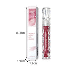 QIBEST Glitter Shimmer Liquid Lipstick High Quality Waterproof Lightweight Lip Gloss Lasting Lip Tint Makeup For Women Lip Stain