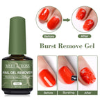 1/4bottle Nail Gel Remover Polish Soak-Off 3 Minutes Quickly & Easily Removes Gel Polish 0.5fl.Oz Professional Non-Irritating