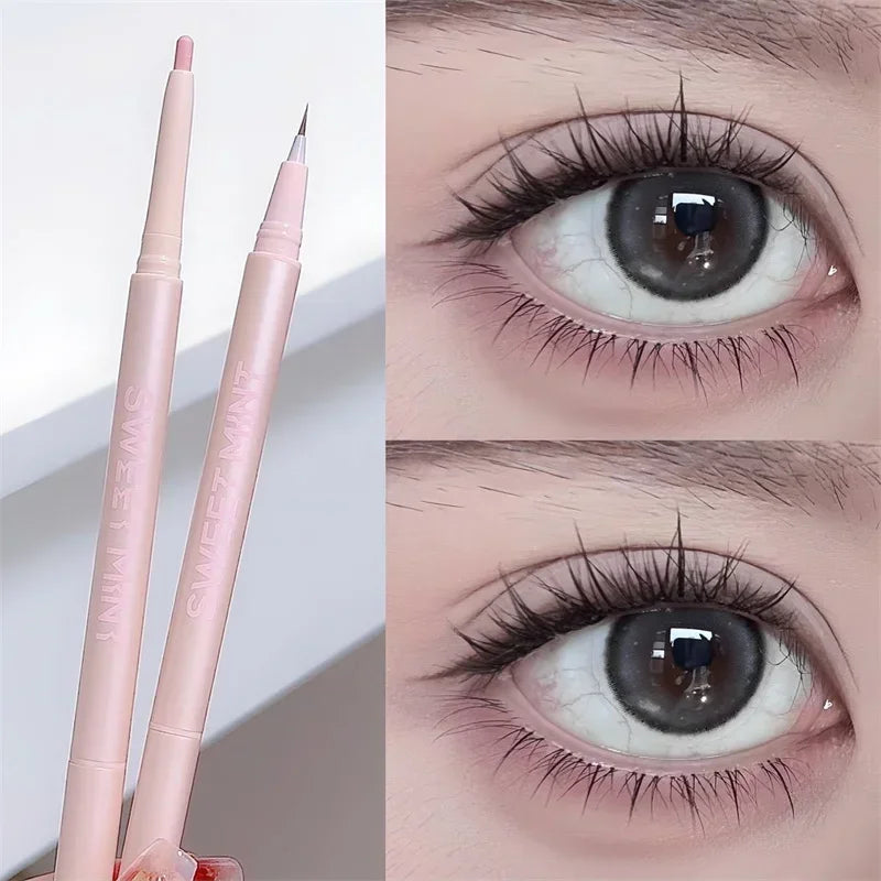 Double-headed Lying Silkworm Pencil Natural Non-smudge Matte Pearlescent Fine Flash Brightening Shadow Pen Highlighting Pen