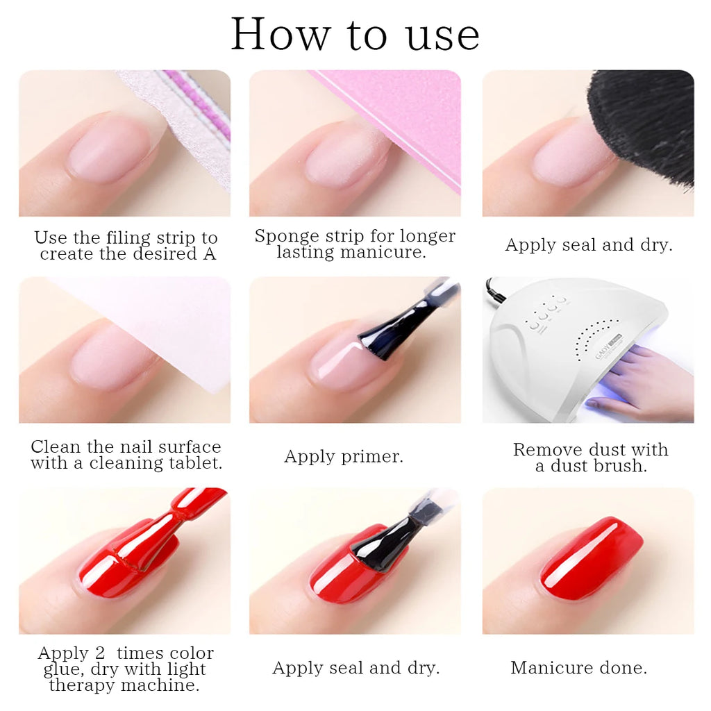 VOKY 6-Piece Set of Nail Gel, Seasonal Fashionable Nail Gel, The Perfect Gift for Ladies to Give During Festivals