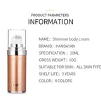 Long Lasting Liquid Highlighter Makeup Cream For Face Body Shimmer Glow Smooth Shine Cosmetics Foundation Enhancer