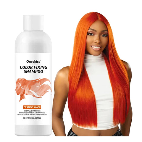 Semi-permanent Hair Color Dye Shampoo,Unisex Color Protecting And Fixing Shampoo Instant Hair Color Long-lasting Shine Hair Care