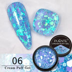 PUENTE 5ml Metallic Painting Liner Gel Polish Bright Mirror Effect Semi-Permanent UV Nail Varnish For Stunning French Nail Art