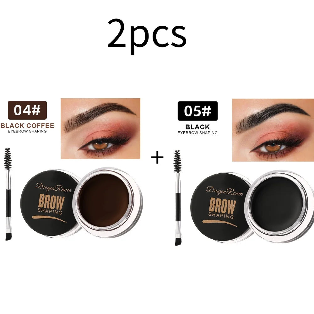 Dragon Ranee 6color Wild Eyebrow Styling Eyebrow Cream Styling Eyebrow Gel Soap Wax White Eyebrow Cream