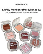 Monochrome Eyeshadow Palette Matte Wine Red Brown Eye Shadow Smoky Pearl Glitter Earth Low Saturation Matte Eye Shadow Makeup