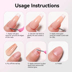 BORN PRETTY 30ml Pinpoint Nail Glue Remover Gel Polish For Press On Nail Quick Dry Gentle Easy To Soften Nail Tips Remover Tool