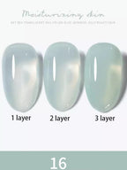 1-30pcs PSK Nude Pink Color Nail Art Ice Transparent Bare Color Nail Enamel 2026 New Net Red Popular White Gel Nail Polish