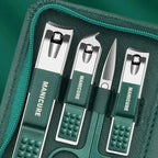 6/9 Pcs Set Professional Piece Nail Care Kit Stainless Steel Manicure & Pedicure Set Nail Clipper Set with Travel Case