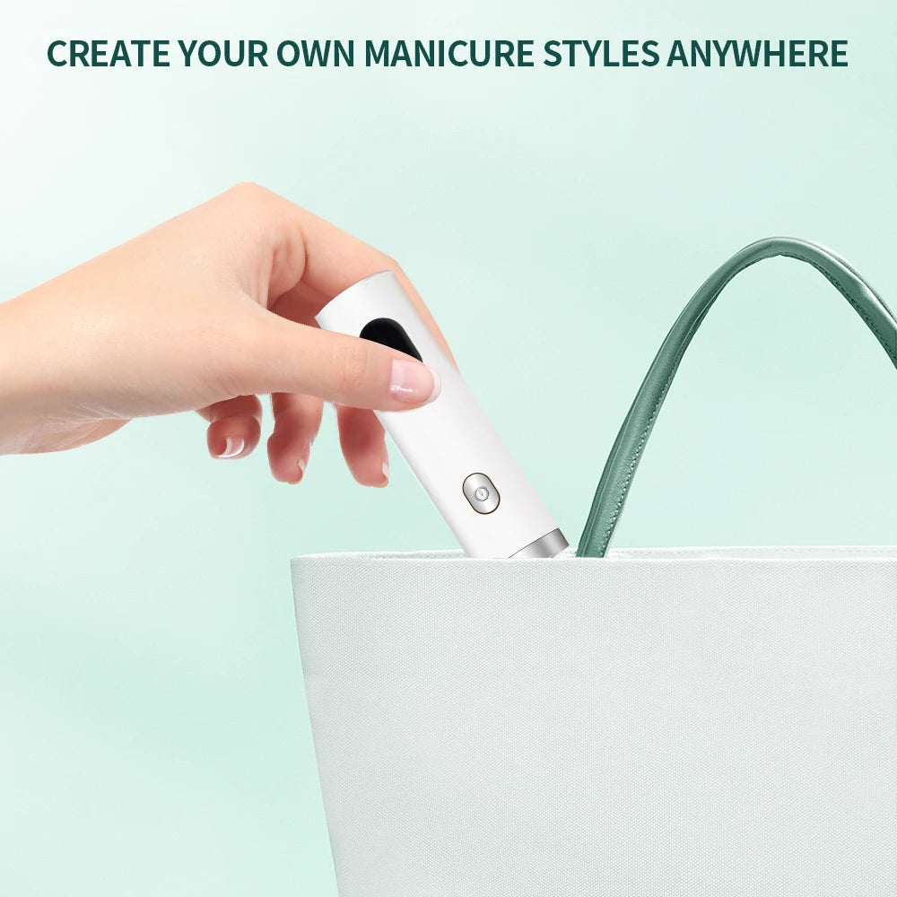 Nailpop UV Light with Stanp Handheld Mini Nail Cure Lamp Portable Rechargeable Nail Dryer Fast Curing for Gel Polish Glue Gel
