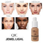 Liquid Foundation Concealer Face Naturally Flawless Matte Oil-Control Waterproof Long Lasting Foundation 30ml 5 Colors Optional