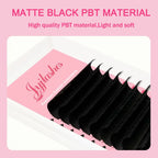 JYJLASHES Cashmere Lash Extensions Super Matte Black Classic Lash Extensions Individual Eyelashes for Professional Mink Lashes