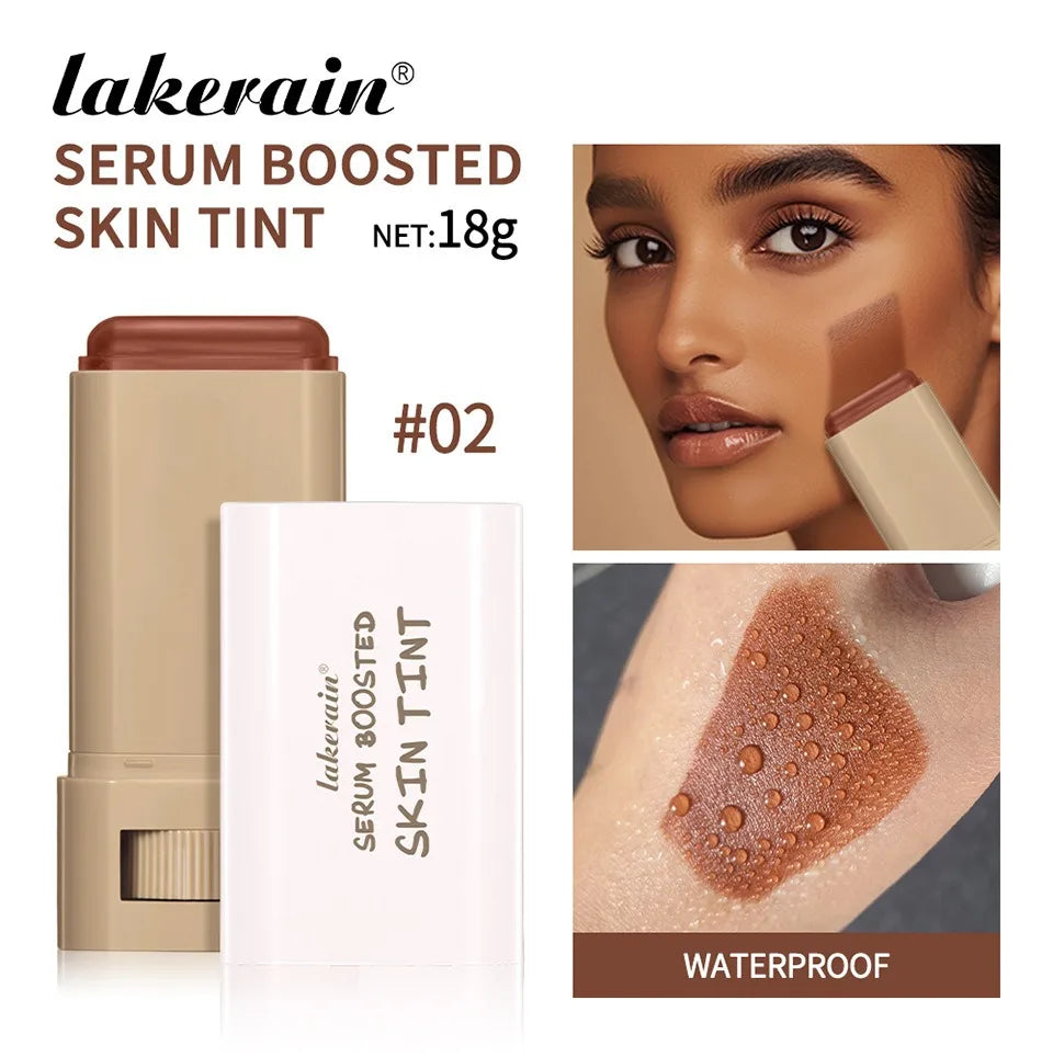 Foundation Stick Balm Skin Bronze Tint Eraser Foundation Stick Smooth Plumper Long-lasting Flawless Makeup Face Beauty Cosmetics