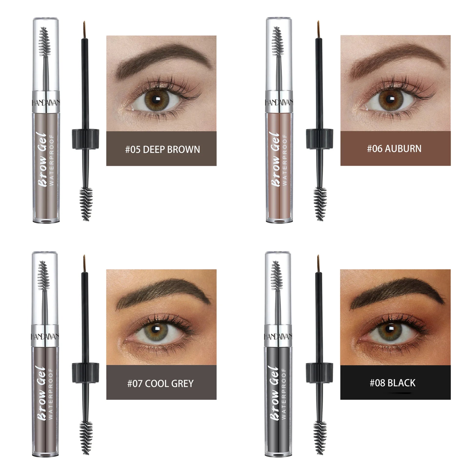 Eyebrows Gel Pen Eyebrow Cream Long Lasting Waterproof Tattoo Liquid Black Eye Brow Makeup Pencil