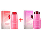 3-in-1 Milk Jelly Tint Facial Blusher Wand Moisturize Lasting Brightening Matte Rouge Cheek Contour Lipstick Stick Beauty Makeup