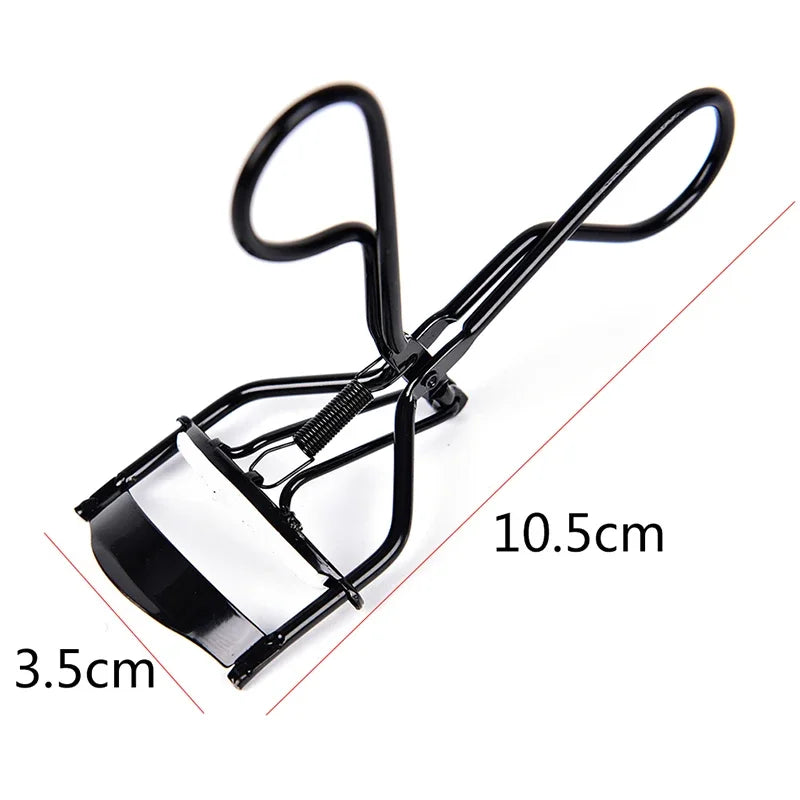Professional Stainless Steel Eyelash Curler with Comb Tweezers Natural Curling Eyelash Clip Cosmetics Eye Makeup Beauty Tools