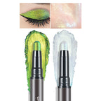 CHARMACY 2 In 1 Multichrome Eyeshadow Sticks High Pigmented Glitter Eyeshadow Waterproof Eye Shadow Pen Metallic Makeup 6 Color
