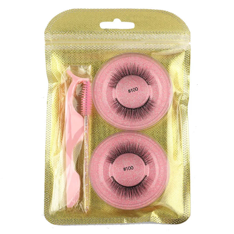 Wholesale Lashes 4/20/100pcs Fluffy 3d Mink Lashes Natural Makeup False Lashes Flase Eyelashes Lot with Cosmetic Brushes tweezer